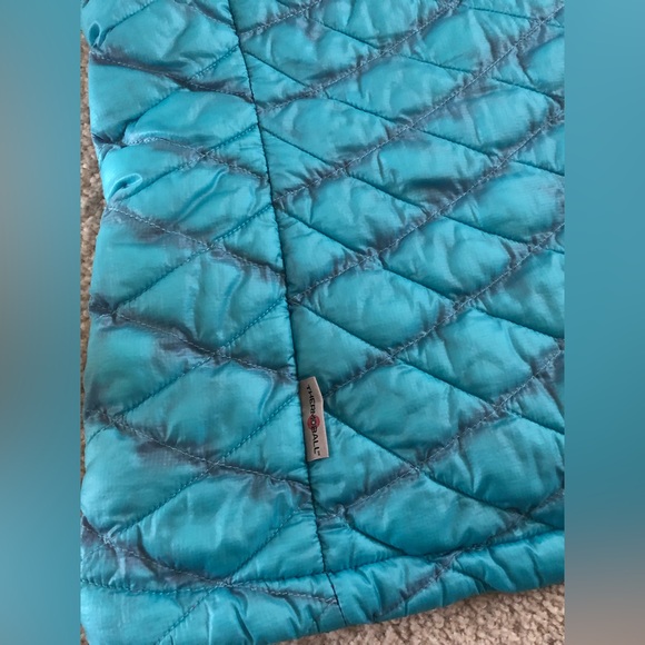Pre-owned The North Face Thermoball puffer vest blue pink M - Picture 5 of 8